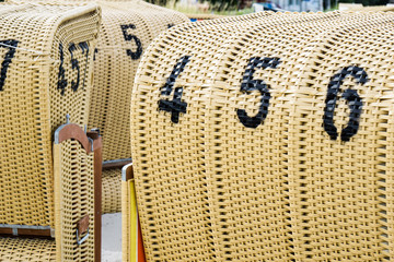 European Beach wicker chairs