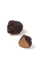 Delicate exclusive black truffles