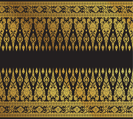 Thai Art Background pattern vector