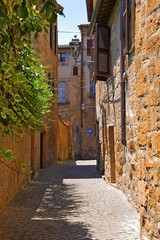 Street view of Orvieto, Umbria, Italy