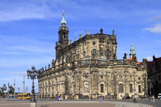 Hofkirche in Dresden, Saxony