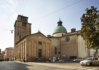 Fototapeta na wymiar Cathedral of Saint Peter in Treviso. Veneto region. Italy