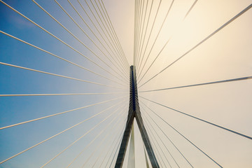 Fototapeta premium La Pepa Bridge in Cadiz
