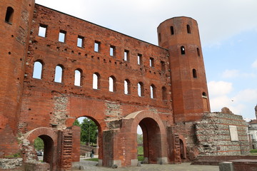 Porta Palatina in Turin, Piedmont Italy