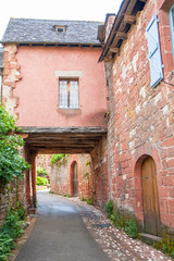 Fototapeta na wymiar Collonges la rouge,Porte d'entrée sur la ville, Corrèze, Nouvelle Aquitaine