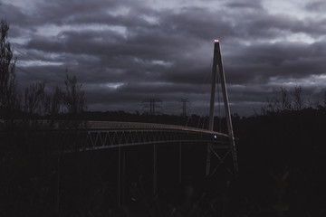 Fototapeta premium Batman Bridge by the Tamar river near Sidmouth.