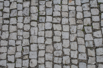 Cobble stone pavement