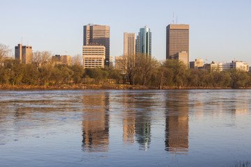 Obraz premium Skyline of Winnipeg