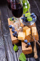 vine and food