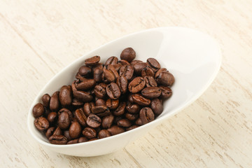 Roasted coffee beans