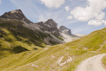 St. Moritz, Alpen, Engadin, Oberengadin, Wanderweg, via Engiadina, Suvretta, Piz Suvretta, Piz Julier, Sommer, Graubünden, Schweiz