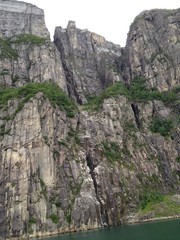 Pulpit rock from sea level