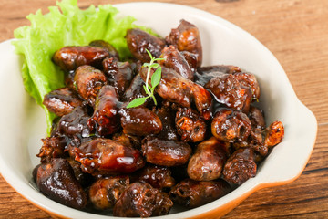 Chicken hearts