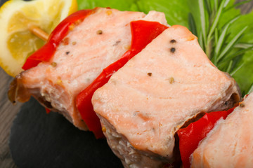 Salmon Skewer