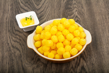 Cheese corn balls