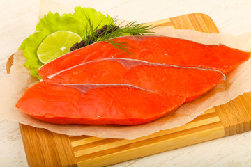 Salted salmon