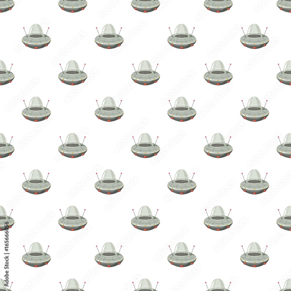 Poster ufo spaceship pattern