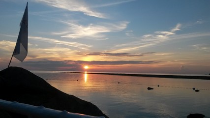 Coucher de soleil Thailande