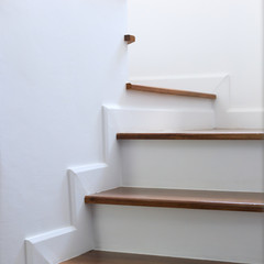 wood staircase