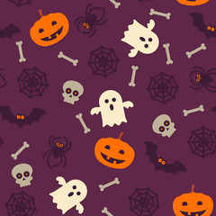 Halloween pattern seamless vector background