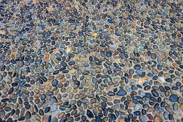 Cobblestone pavement