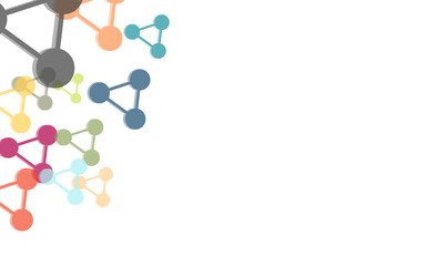 Hintergrund aus bunten Verbindungen