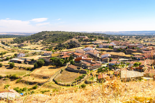 countryside town of spanish castile autonomous community