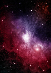 galaxy in a free space