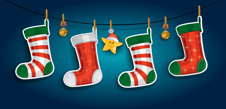 Banner Christmas Stockings