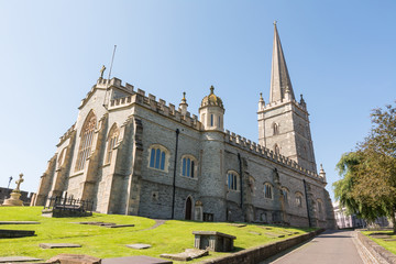 St. Columb's Cathedral, Derry, Northern Ireland - obrazy, fototapety, plakaty