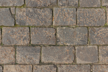 Olden cobblestone pavement