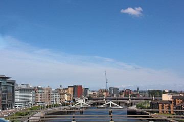 Fototapeta na wymiar Vue panoramique de Glasgow