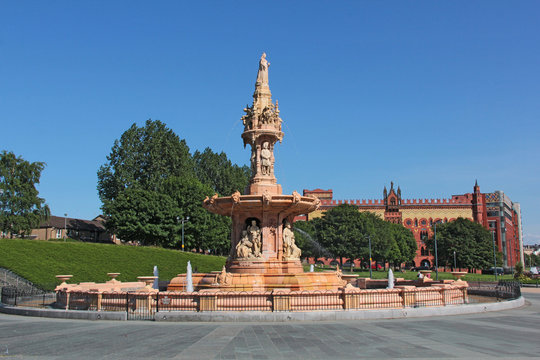 Belle fontaine à Glasgow