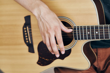 Guitar, musical instruments, music, strings, mediators, notes