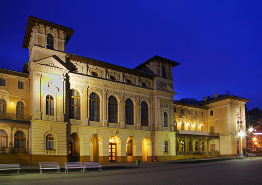 Old spa house (Stary Dom Zdrojowy) in Krynica-Zdroj. Lesser Poland Voivodeship. Poland 