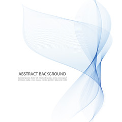 Blue,transparent,vertical, wave on white background.