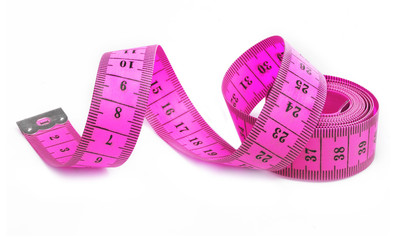 Pink tape measure