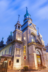 Fototapeta na wymiar Notre-Dame-de-Bon-Secours Chapel in Montreal