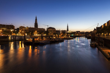 Architecutre of Speicherstadt in Hamburg