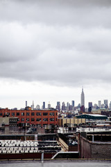 Fototapeta na wymiar Manhatan Skyline Viewd from Brooklyn