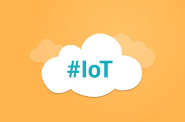 Internet of Things IoT idea cloud graphic symbol