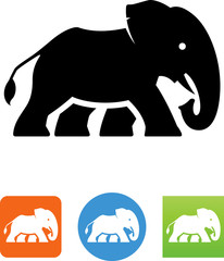 Elephant Icon - Illustration