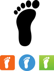 Foot Icon - Illustration