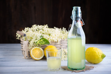 Syrup from nigra sambucus.