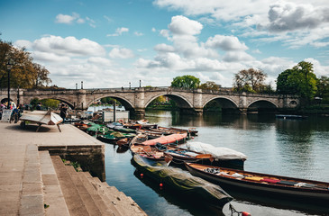 Richmond Park, Bridge, Boats, London