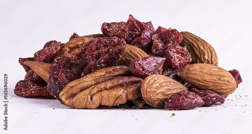 Wall mural Dried fruit and nut mix