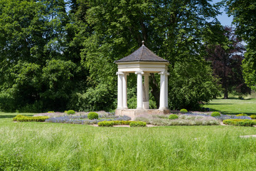 Temple in the classical park of Tiefurt