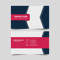 Business card design template.