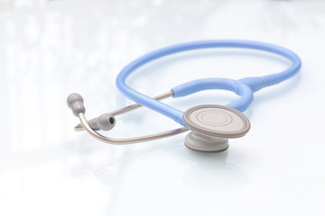 Blue stethoscope