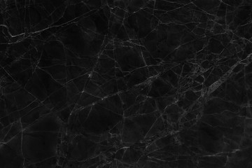 Black marble texture with natural pattern for background